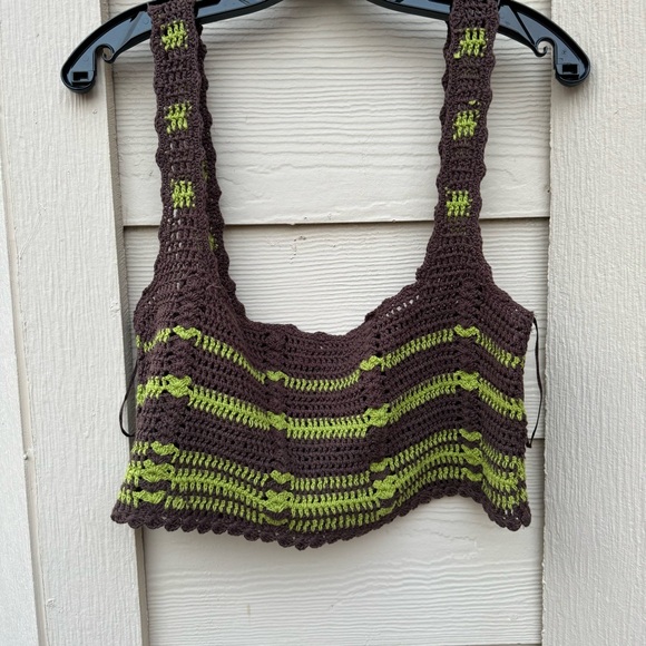 Free People Natural Donni Sweater Set Chocolate - Picture 11 of 11